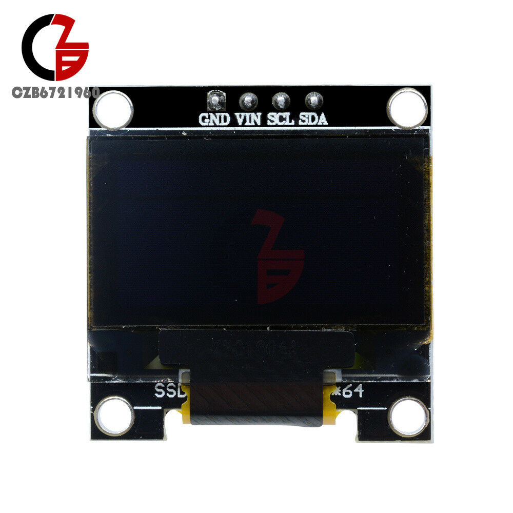 Yellow&Blue 0.96" I2C IIC 128x64 OLED Serial LCD LED Display Module for Arduino