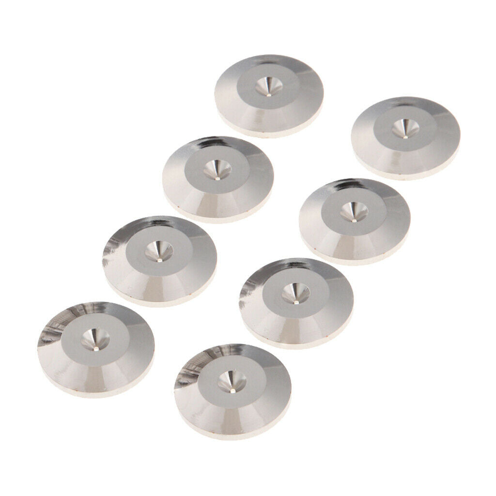 8x aluminum isolation feet mats pads for audio speakers HIFI