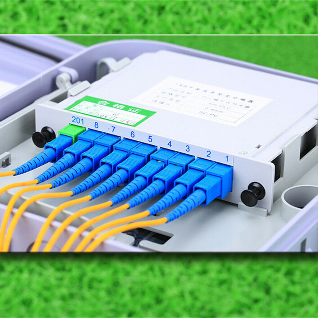 4Pieces 1 to 8 PLC Fiber Optical FTTH Splitter Cassette Card Inserting