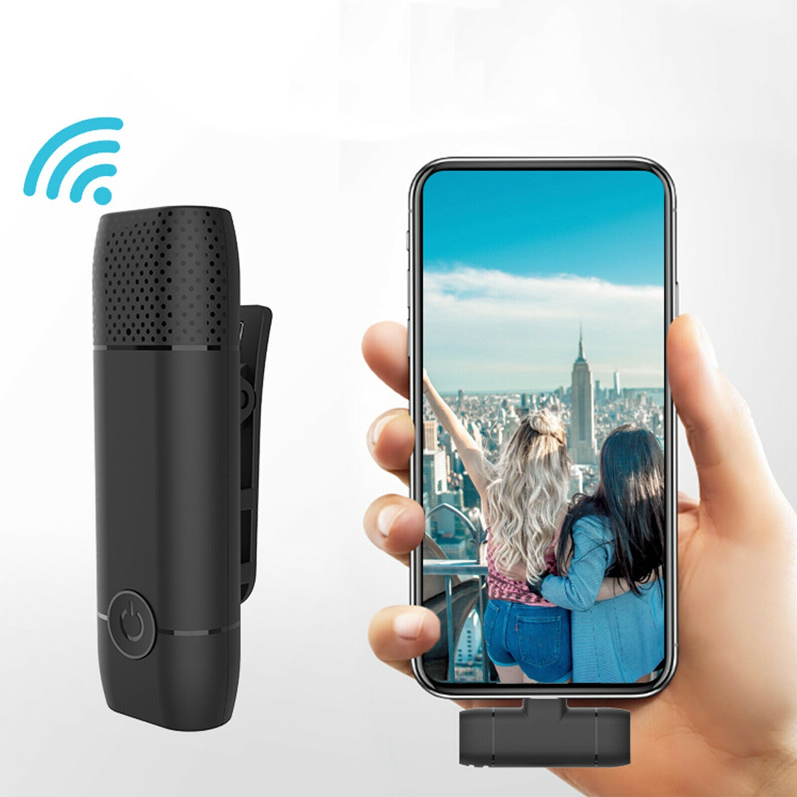 Wireless Lavalier Microphone System Lapel Mic for Live recording Teaching