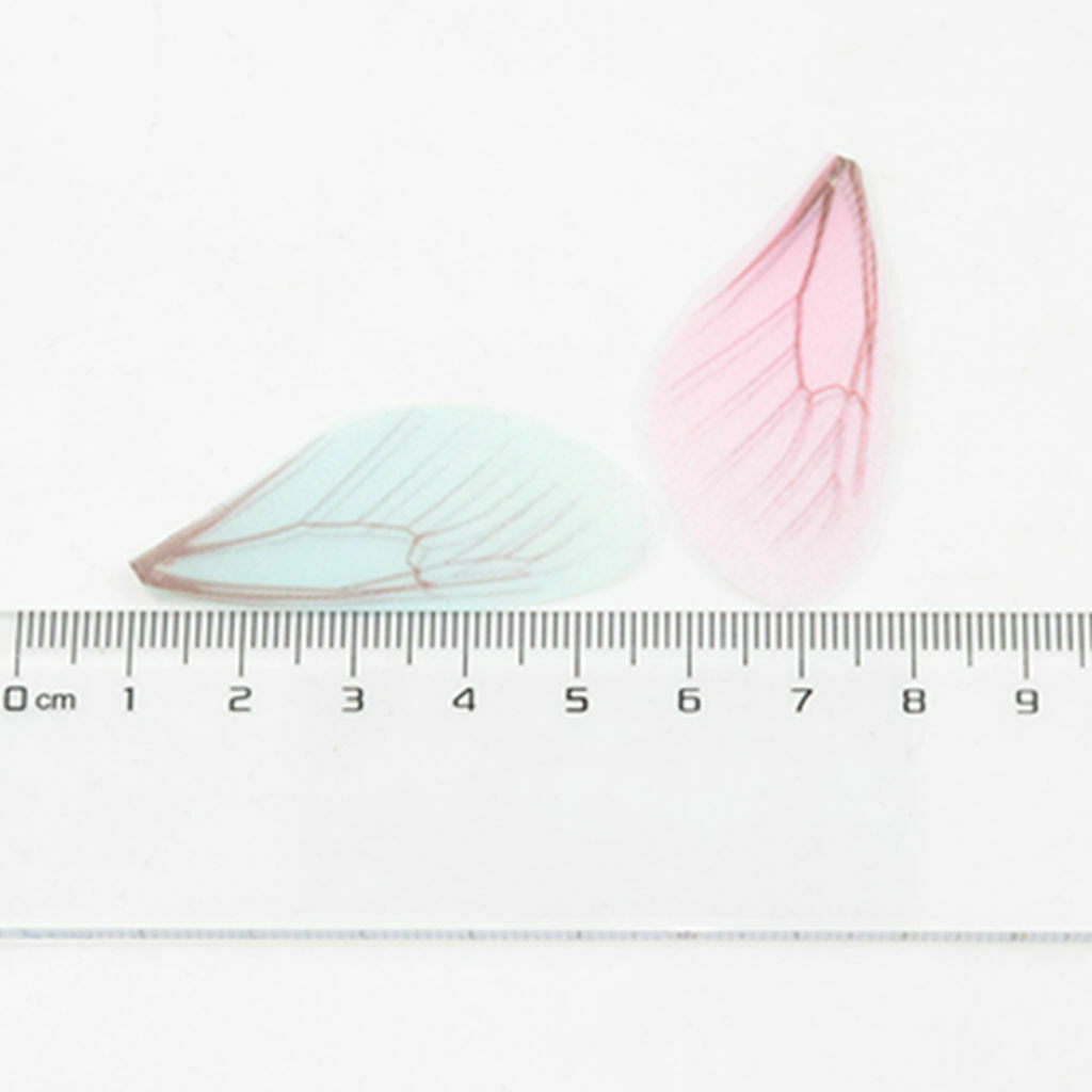 10pcs Dragonfly Wing Earrings Pendants for DIY Charm Jewelry Findings Purple