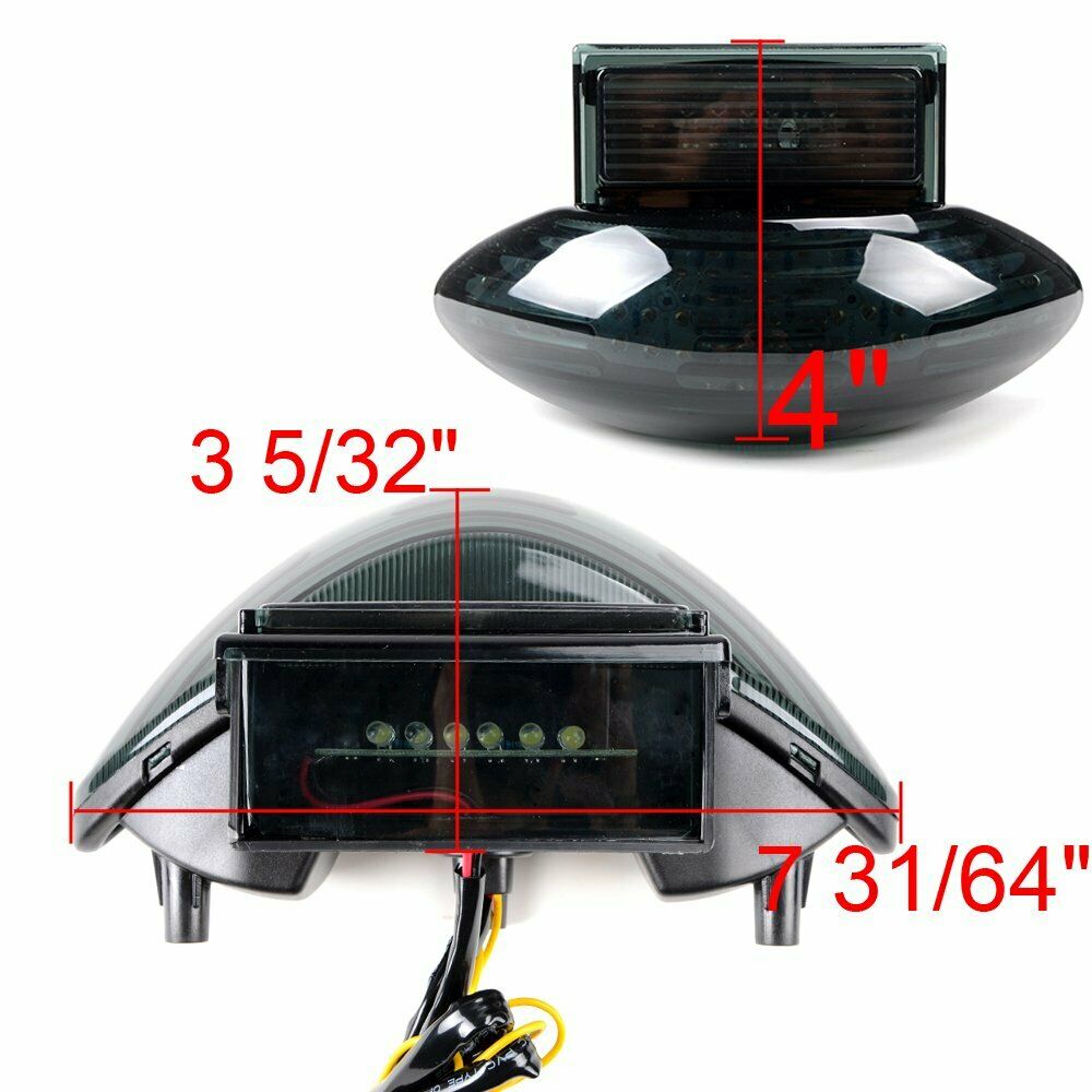 Smoke LED Integrated Tail Light Turn Signal For Suzuki Hayabusa GSX1300R 99-07