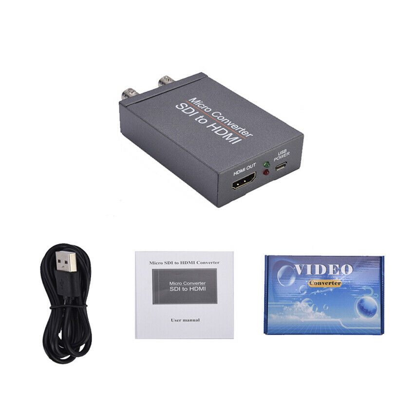 SD-SDI/HD-SDI/3G-SDI to HDMI Converter Supports 720p 1080p SDI to HDMI Converter