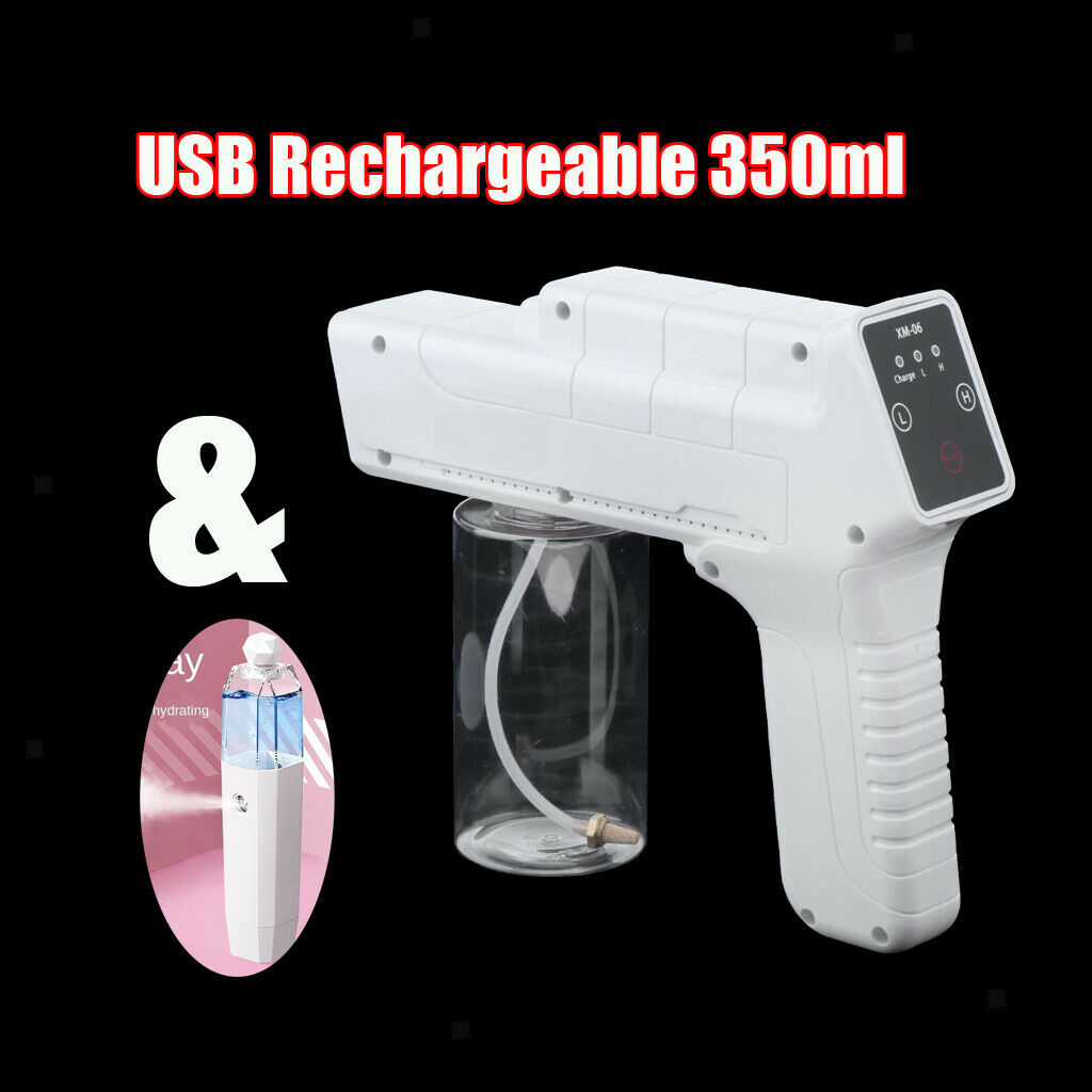 USB Steam Sanitizer Sprayer Disinfectant Fogger Spray Gun Atomizer Portable
