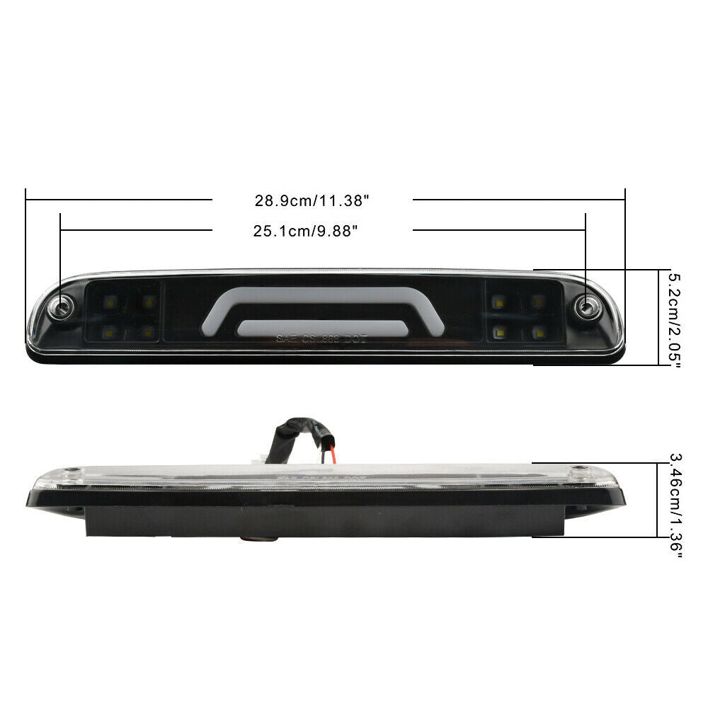 Bright LED Third 3rd Brake Light For 99-16 Ford F250 F350 Super Duty Cargo