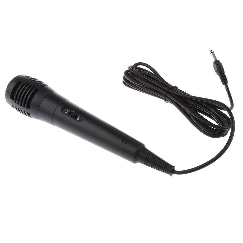 Handheld 6.35mm Vocal Dynamic Microphone Wired Mic for KTV Voice Recording