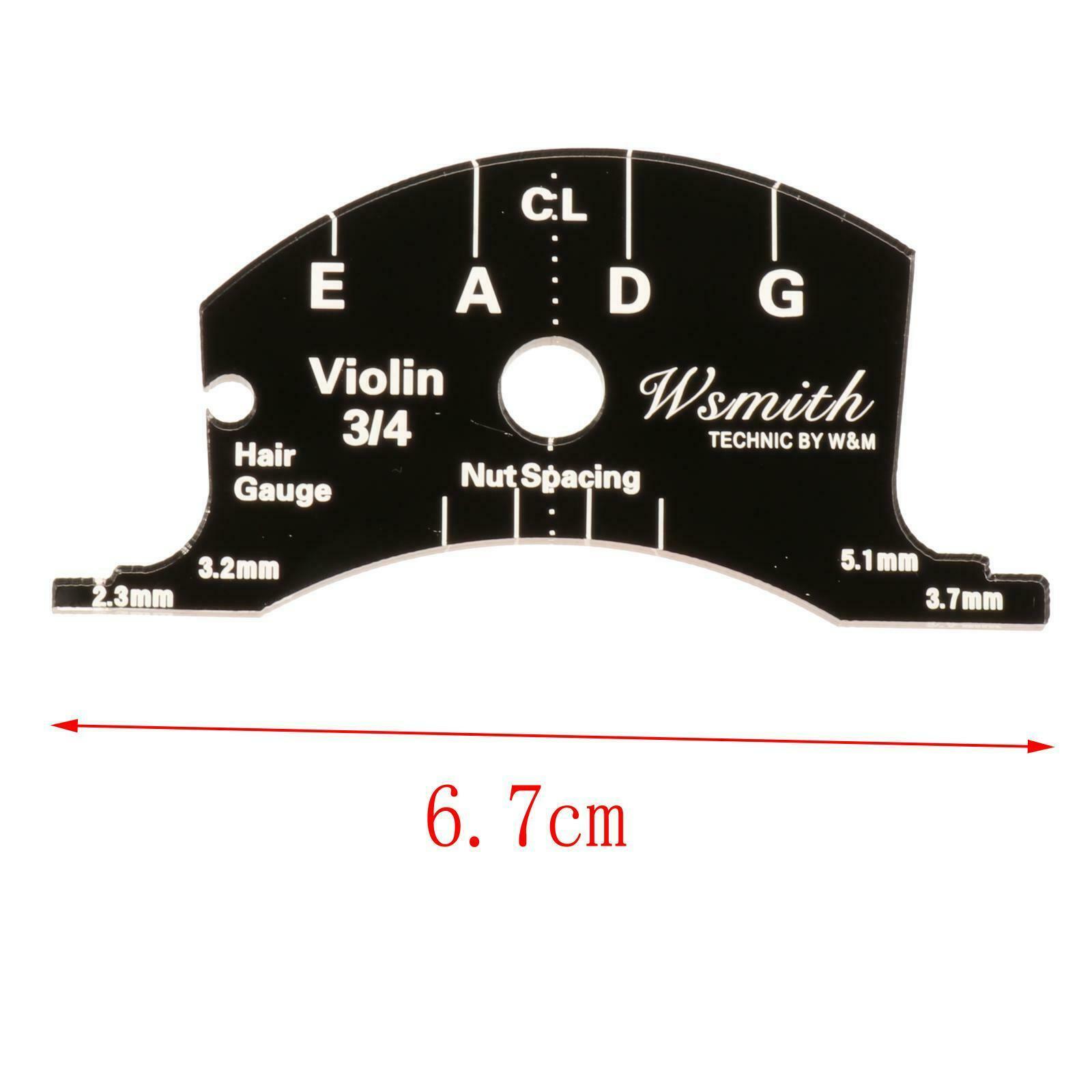 Violin String Bridge Multifunction Mold Scraper Template Reference Leveling Tool