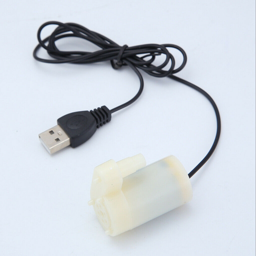 DC 5V USB Pump 1.5-2 L/Min Submersible Water Pumping Aquarium Fish Fountain