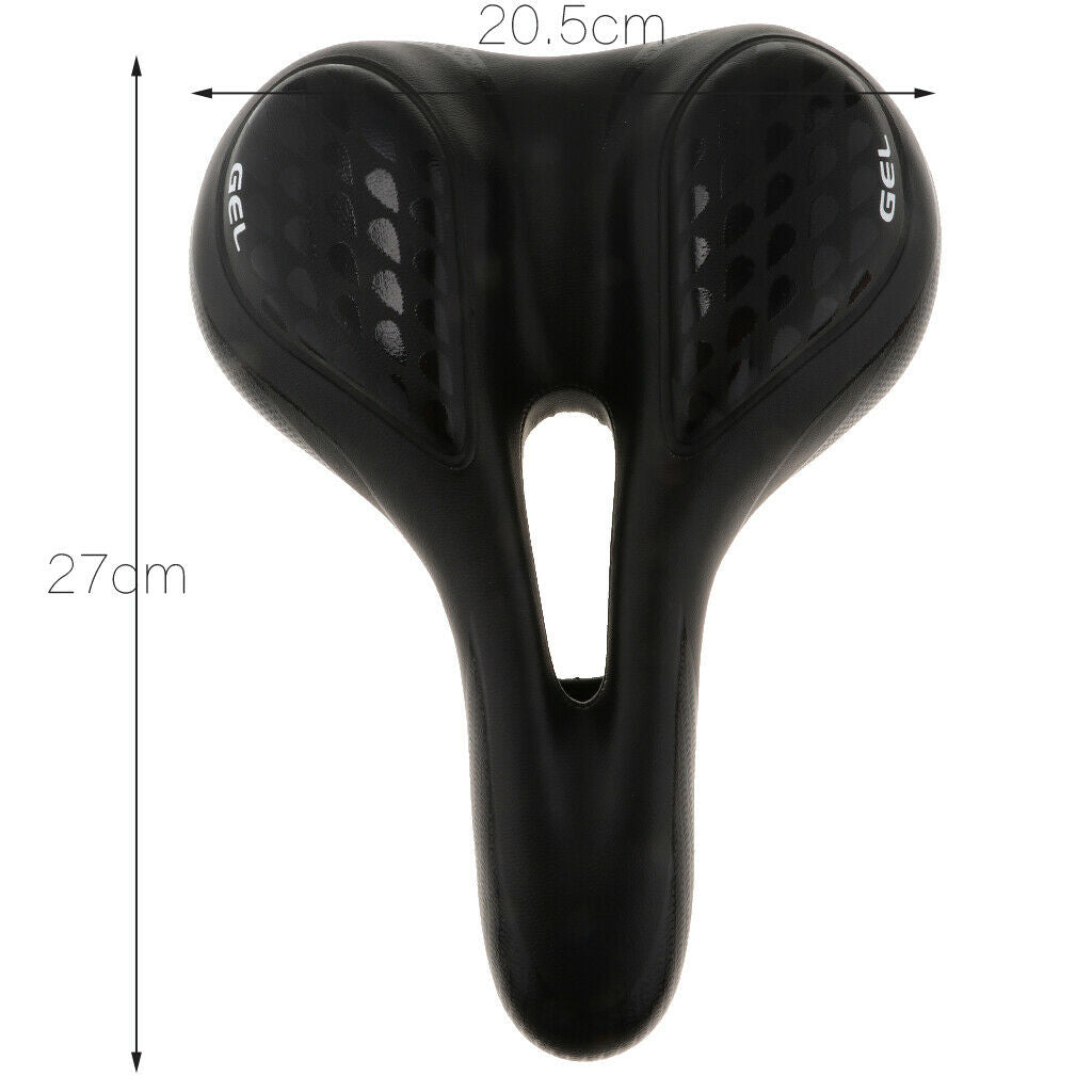 Mountain Bike Seat Cushions Cycling Saddle Cushions Shock Resistant Black