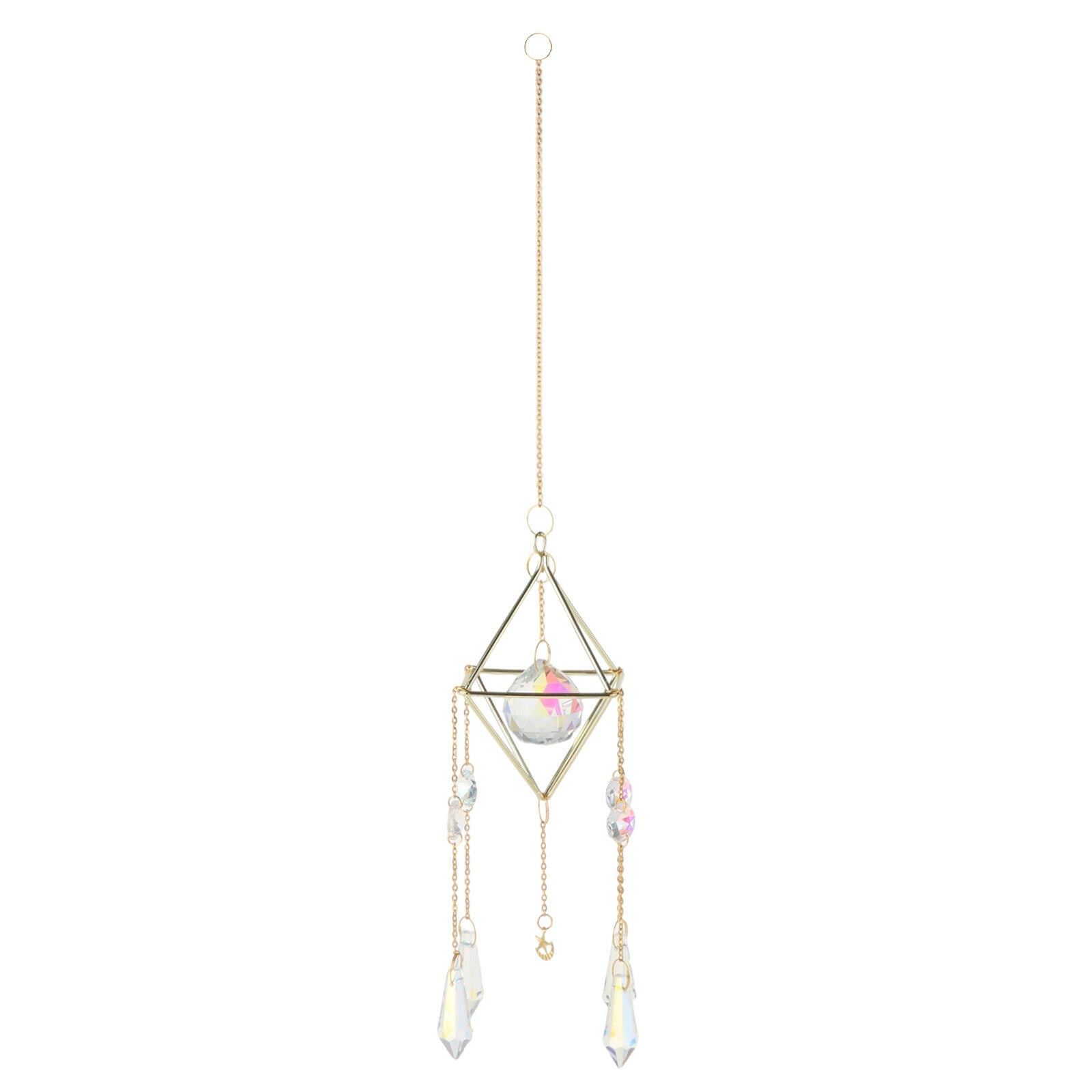 Geometric Crystal Suncatcher Prisms   Window Decor Ornaments