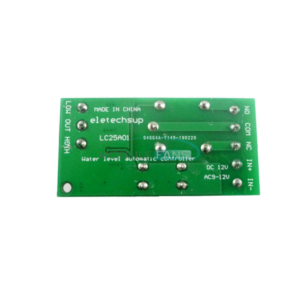 30A 12V Water Level Automatic Controller Liquid Sensor Switch Solenoid MotorPump