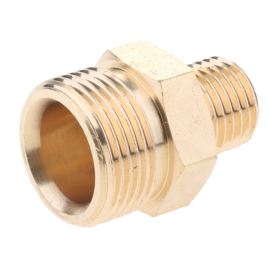 2x Female to Male Screw Threaded HOSE JOINER COUPLING ADAPTOR CONNECTOR A+B