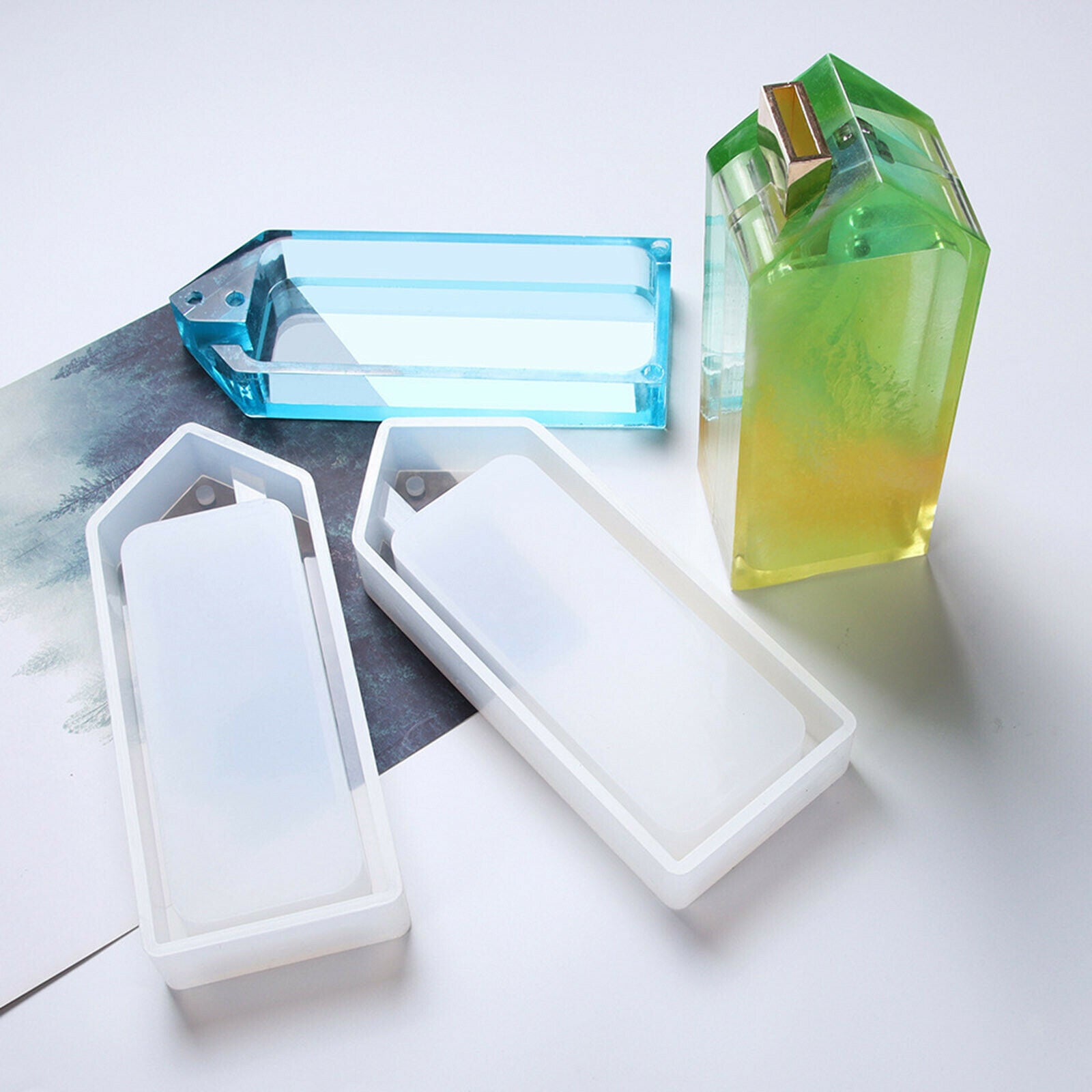 Money Box Mold Entrance Insert Slot Trinket Box DIY Making Arts Moulding