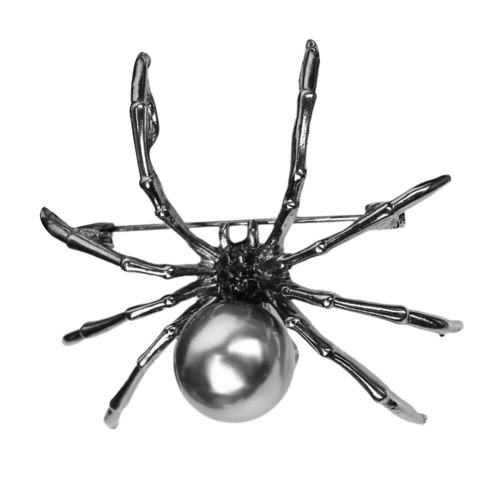 Alloy Retro Style Spider Brooches Female Witch Bridal Brooch Pin Halloween