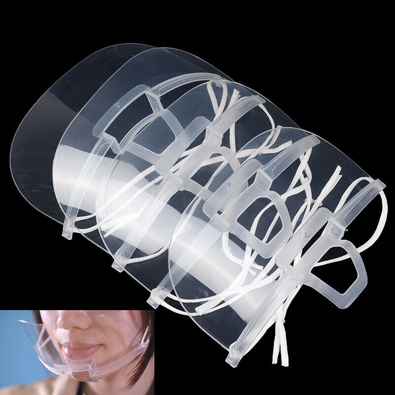 1pcs Face Cover Mouth Shield Visor Adjustable Anti-Fog Anti-SalivaBACABWCAH XC
