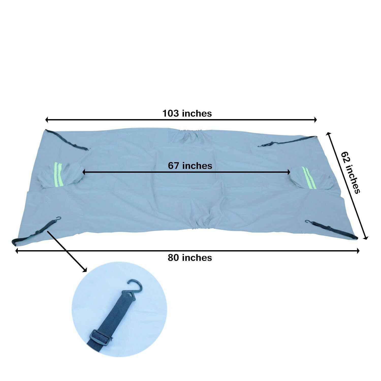Windshield + Side Rearview Mirror Snow Ice Frost & Sun Shade Protector Car Front