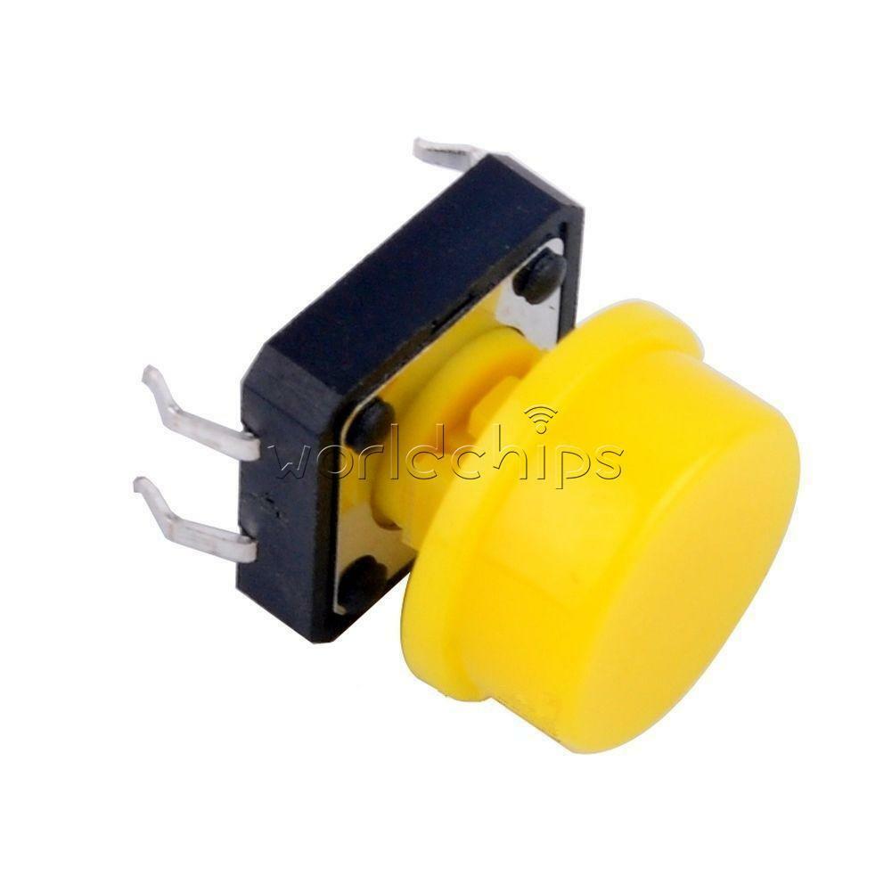 10PCS B3F-4055 Tactile Switch W/ Keycap Tact Push Button Momentary 12 x12 x7.3mm