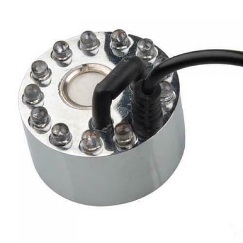 New 12 LED Lights Pond Mist Maker Machine Fogger Mister