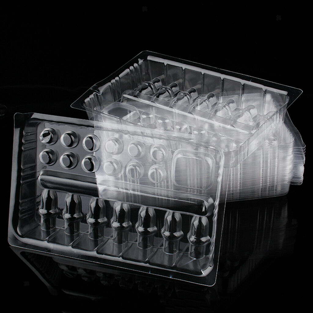 Pack Of 20 Disposable Tattoo Pigment Cups  Palette Body Art Ink Stand