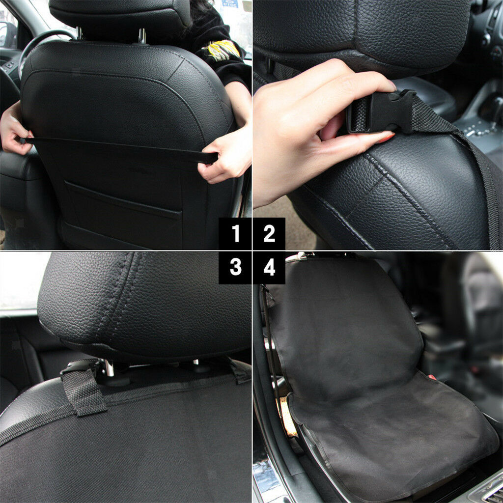 Oxford Cloth Car Front Bucket Single Seat Protector Cover for Pet Dog Cat
