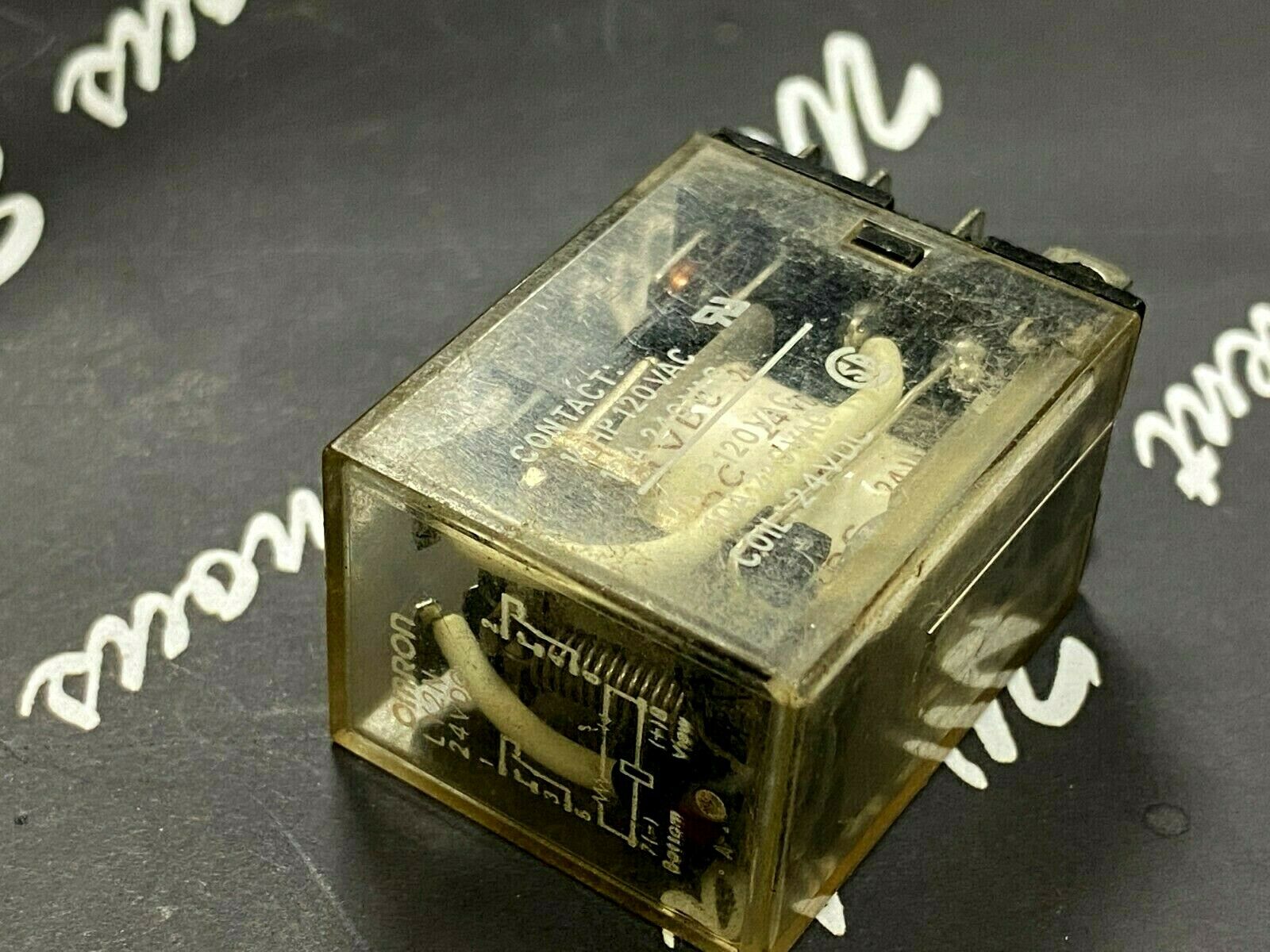1pcs - OMRON LY2N 24VDC 1/2HP 120VAC 12A 240VAC  Relay Japan