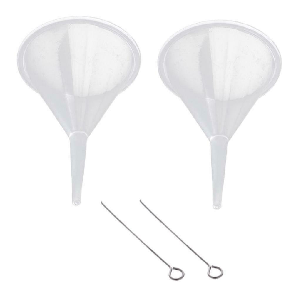 1 pair of plastic funnels of small liquid oil for the ice ball machine
