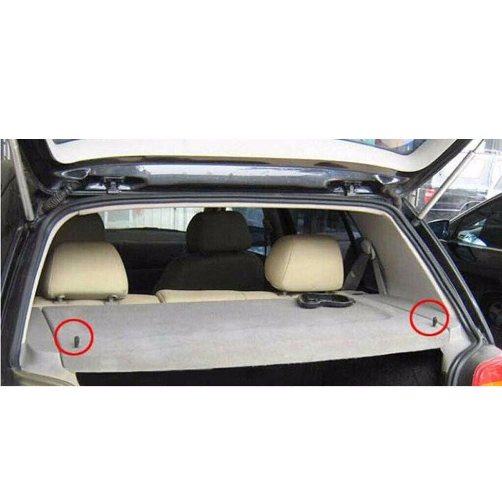 Holding vehicle for VW Golf 6 GTI R20 parcel shelf Black cord belt