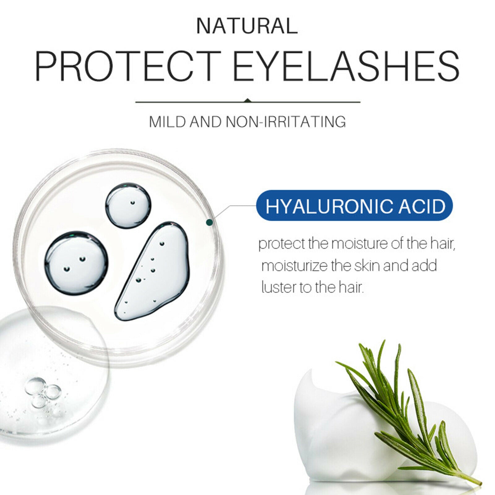 Eyelash Extension Shampoo Eyelid Foam Cleanser for Residue Mascara 1.69fl.oz
