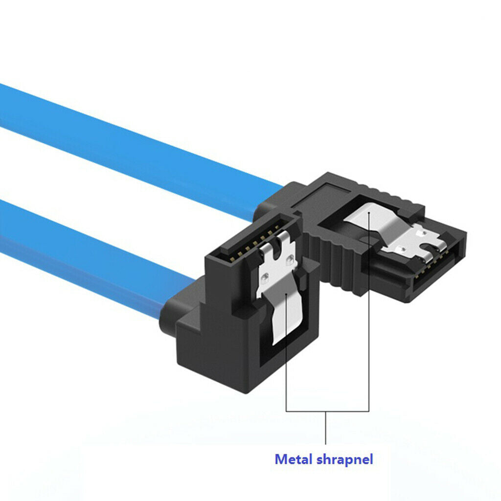 100cm 6Gbps SATA 3.0 cable for HDD SSD Hard Drive Data elbow Head High Speed