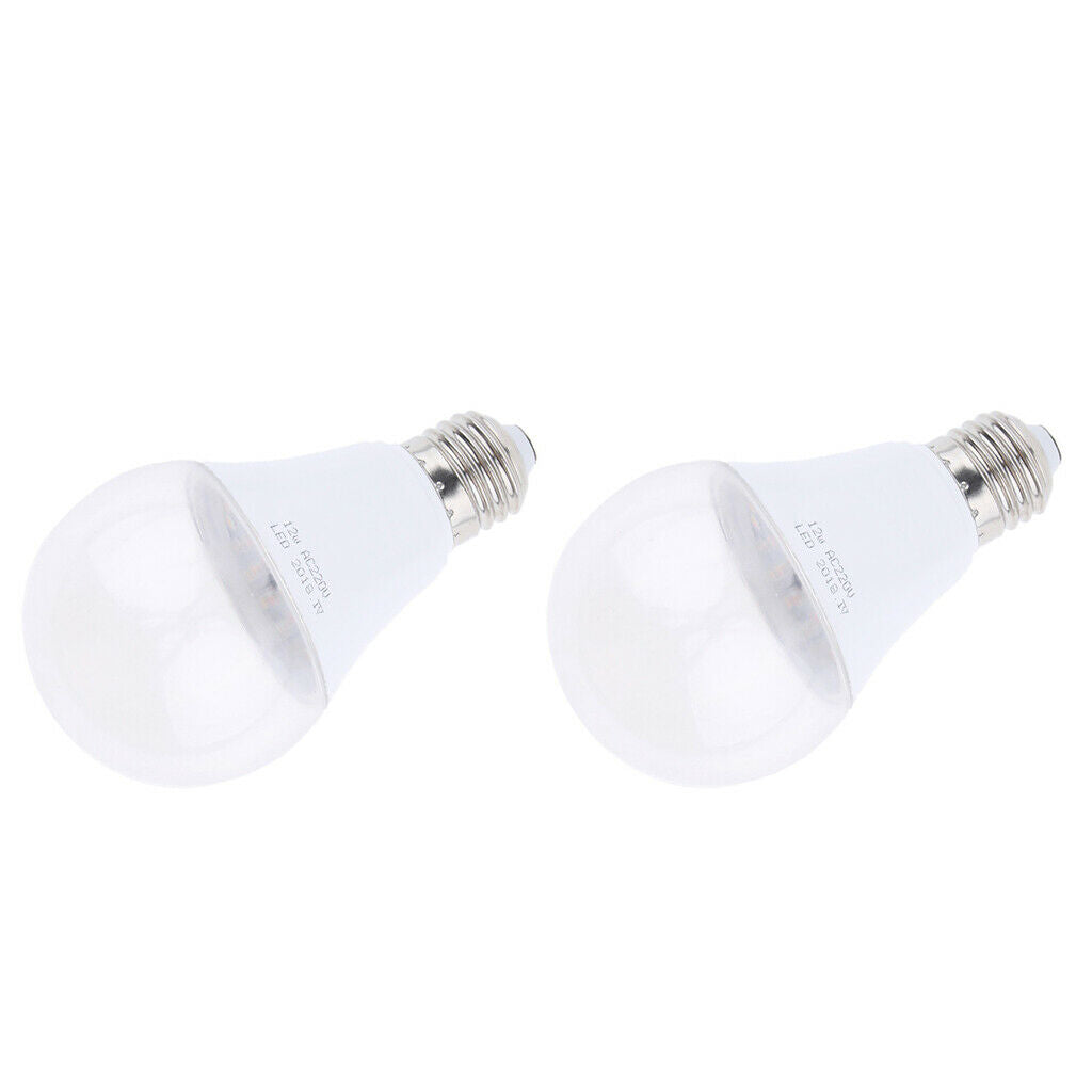 2x E27 LED Grow Light Bub Fruit Flower Plant Grow Lamp for Indoor Plants 12W
