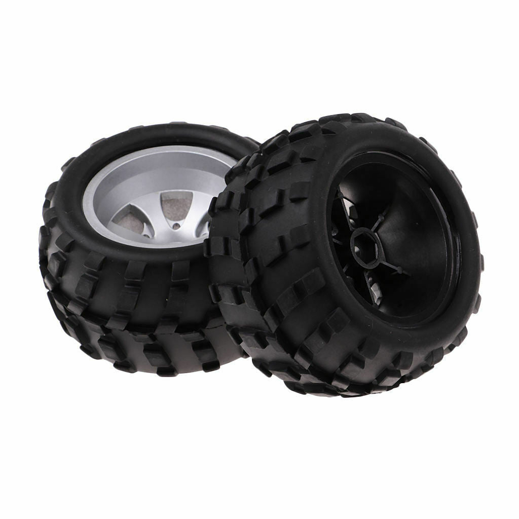 2x 2.5" Right Wheel and Tires for 1:18 Wltoys A979-A RC Car Trucks Parts