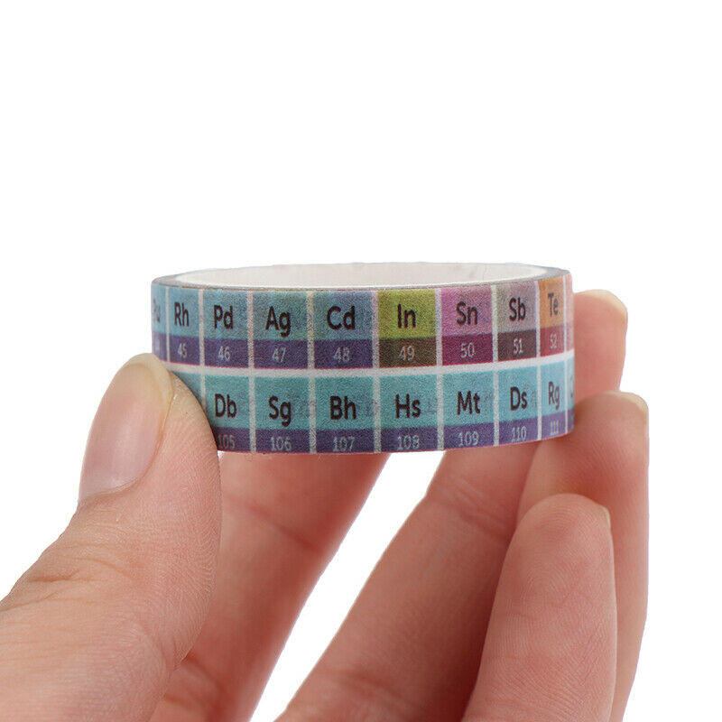 15mm*5m periodic table of the elements adhesive tape DIY scrapbooking sti.l8