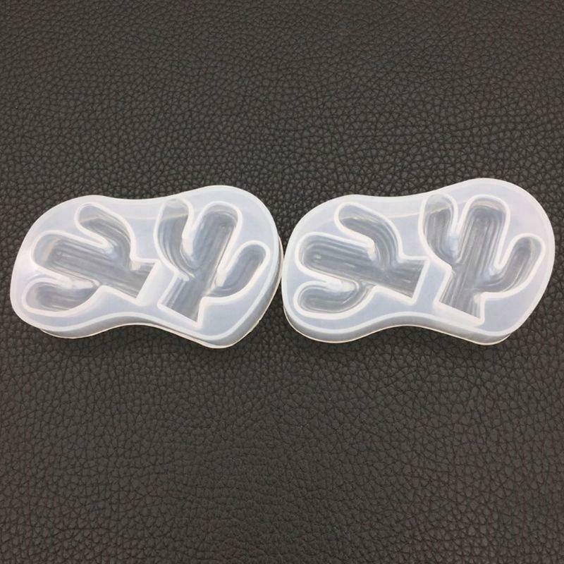 Silicone Mold DIY Jewelry Making Cactus Pendant Cake Decoration Fondant Epoxy