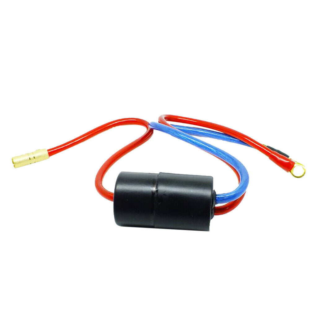 For 40 Amp Car Audio Engine Noise Filter Amplifier Install, Black