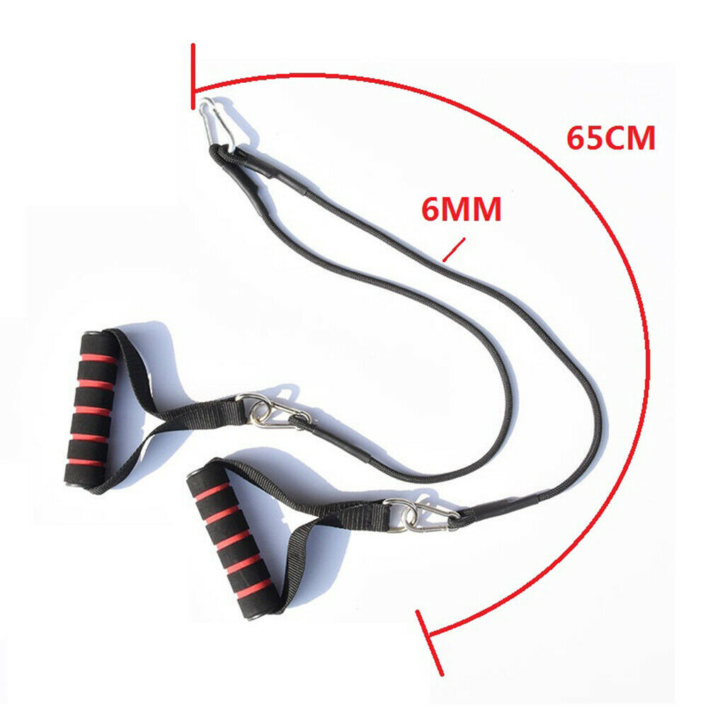 Fitness Gym Pulley Cable Machine System Pull Down Fitting Handle Foam Strap Rope