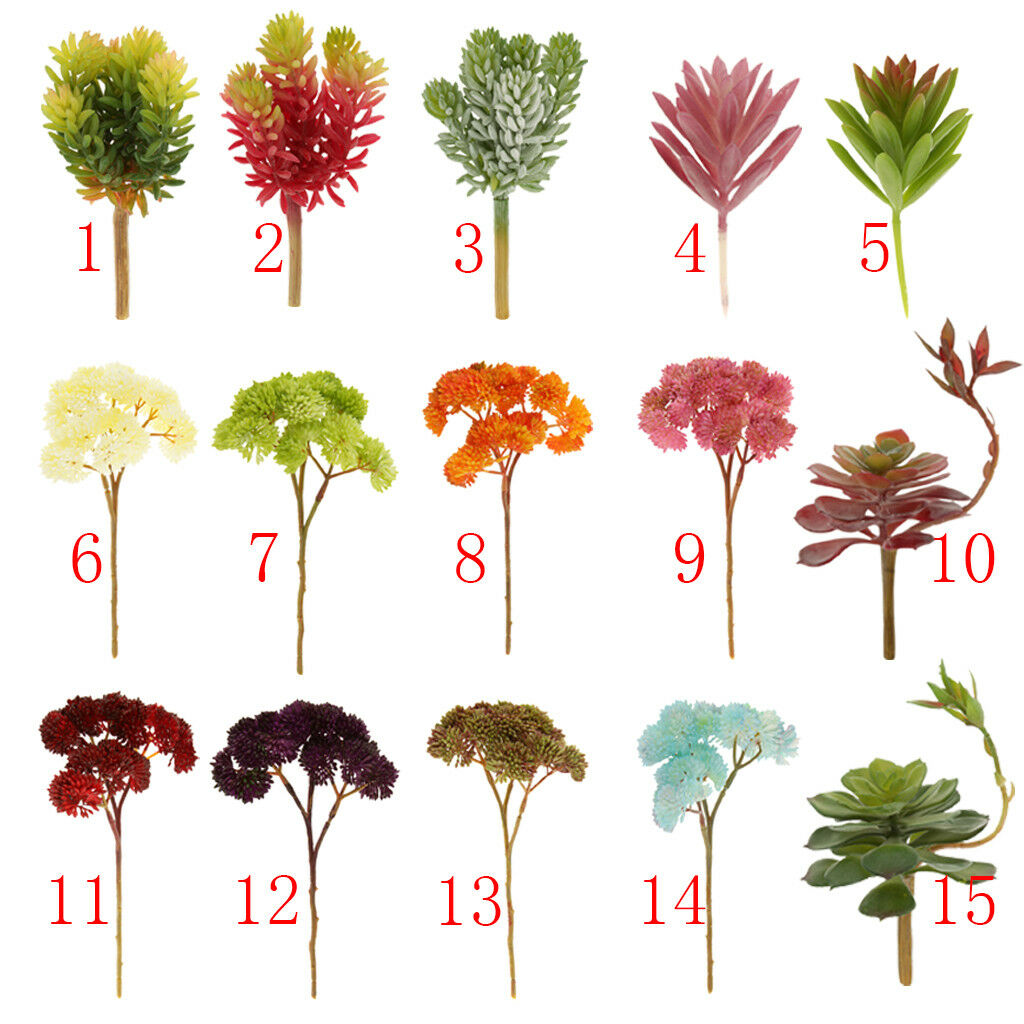 Artificial Fruit Succulent Grass Desert Plant DIY Flower Arrangement Brown
