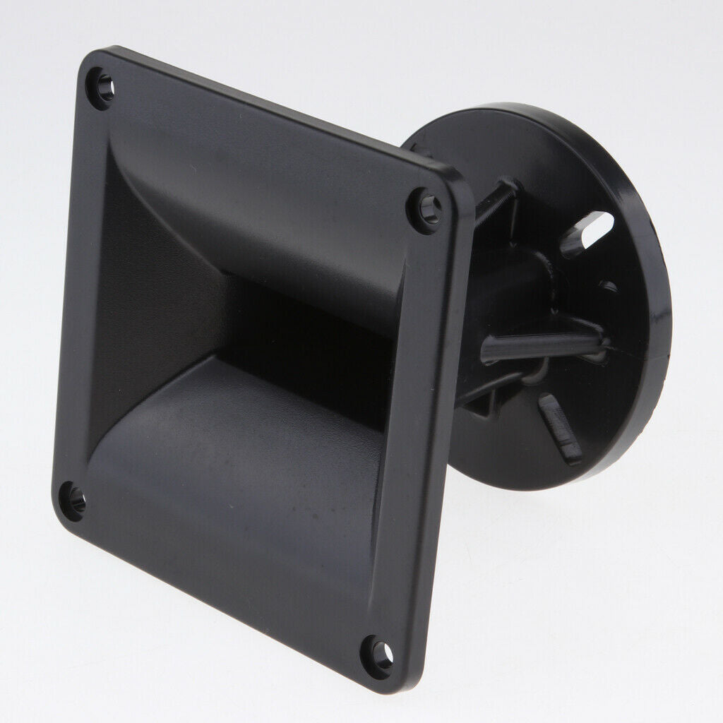 Tweeter 4.7x4.7in 25mm Throat Flat Dispersion Mouth Car DJ Speaker Horn