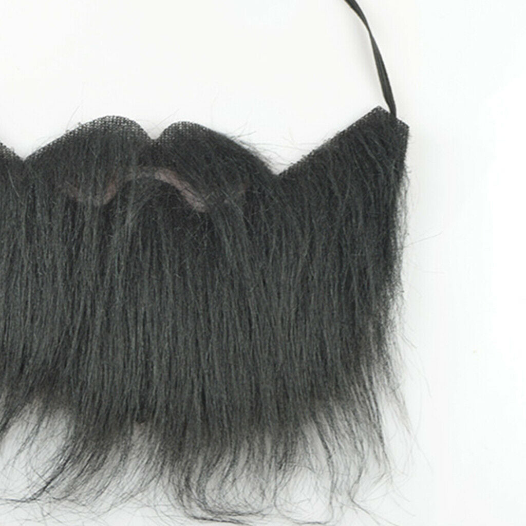 Black Long Mustache Glasses Set Costume Accessory