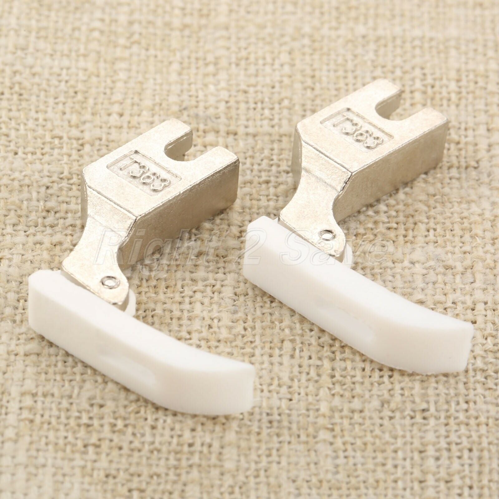 2Pcs Teflon T363 Sewing Machine Presser Feet 3cm Flat Wagon Zipper Narrow Foot
