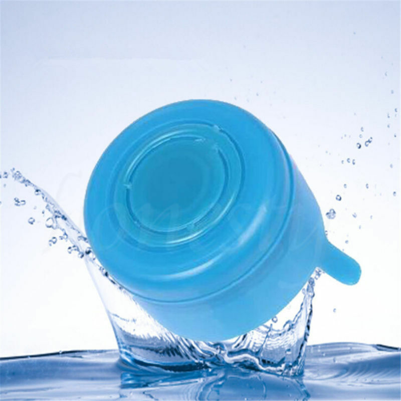 2PCS 3&5 Gallon Replacement Water Bottle Snap On Cap Anti Splash Peel 55mm