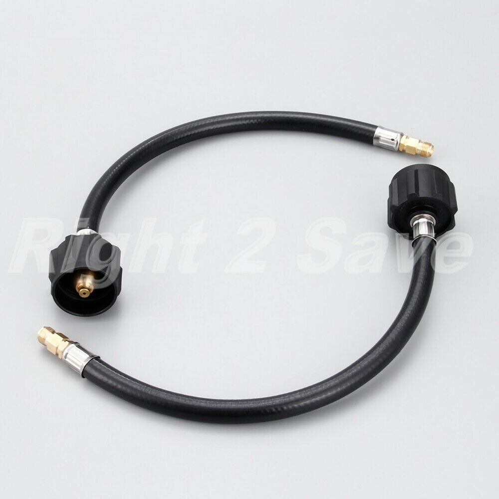 12inch BBQ RV Pigtail Propane Hose Connector -Acme x1/4" Male NPT- 1feet 2Pcs