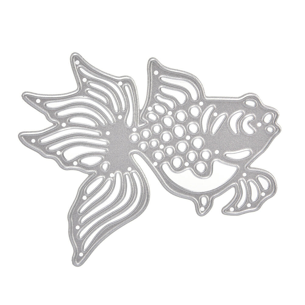 Goldfish MetalDIY Cutting DiesStencil Scrapbook Album Paper Card Emboss Cr.l8