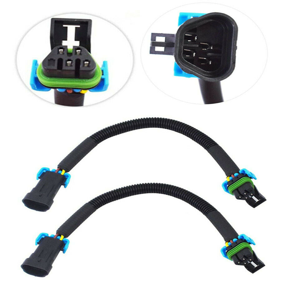 2pcs Oxygen O2 Sensor Header Extension Harness for 10-13 Camaro Corvette LS2/3/7