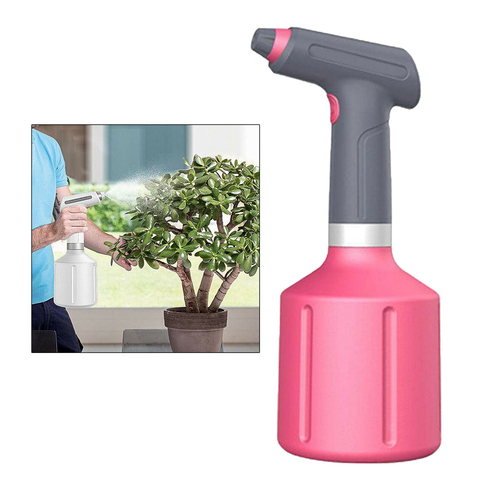 900ML Electric Plant Spray Bottle Flower  Fine Mist Watering Fogger