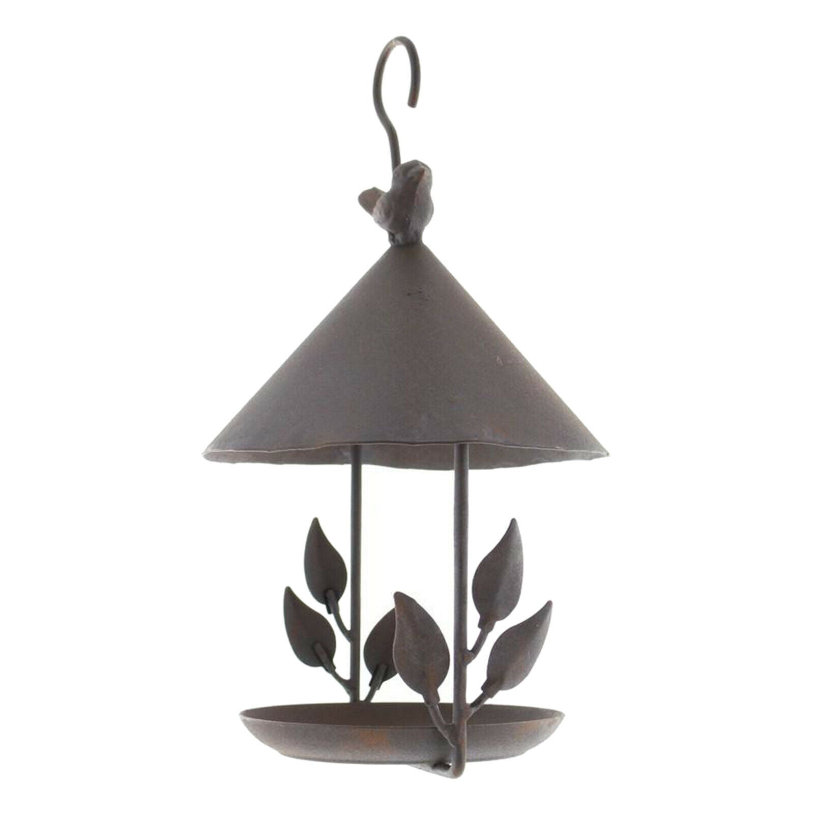 Iron Bird Feeder Unique Feeding Station Small Wild Birds Garden Decorations