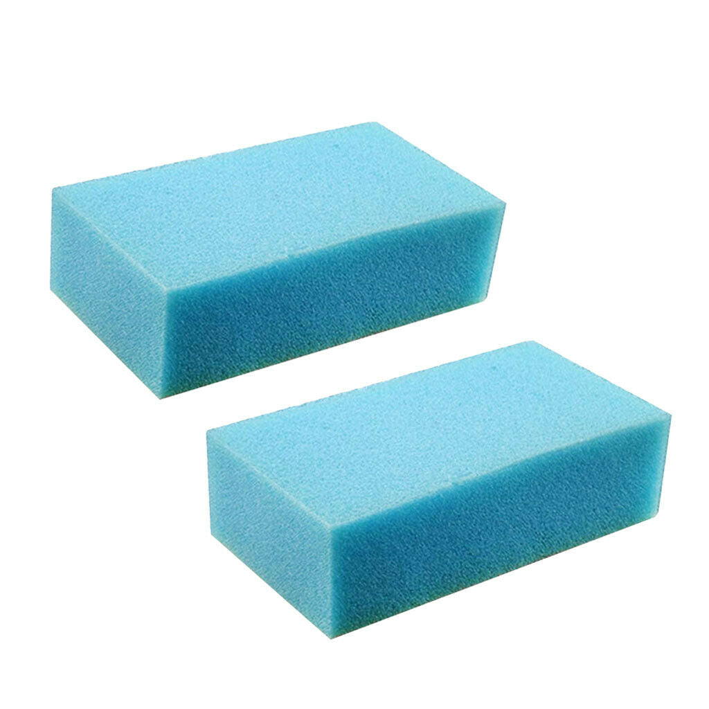 Lots 2 Reusable Soft Styling Cleaning Sponge For Hair Cutting Shaving House Blue