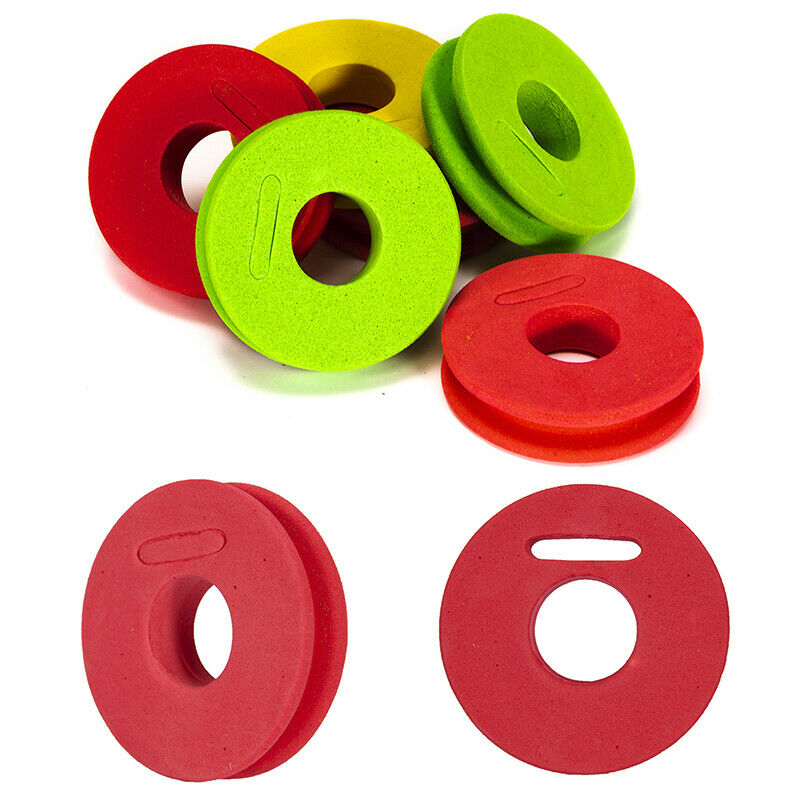 16Pcs Foam Winding Board Fishing Line Shaft Bobbin Spools Tackle Box Red LinBDA