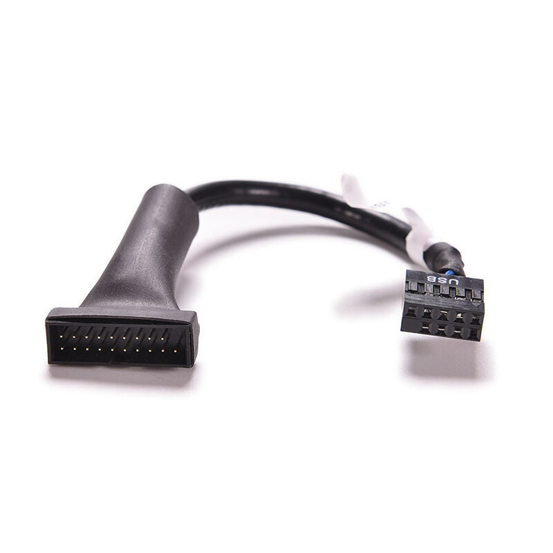 USB 2.0 9Pin Motherboard Female to 20Pin USB 3.0 Housing Male Adapter CableJDD
