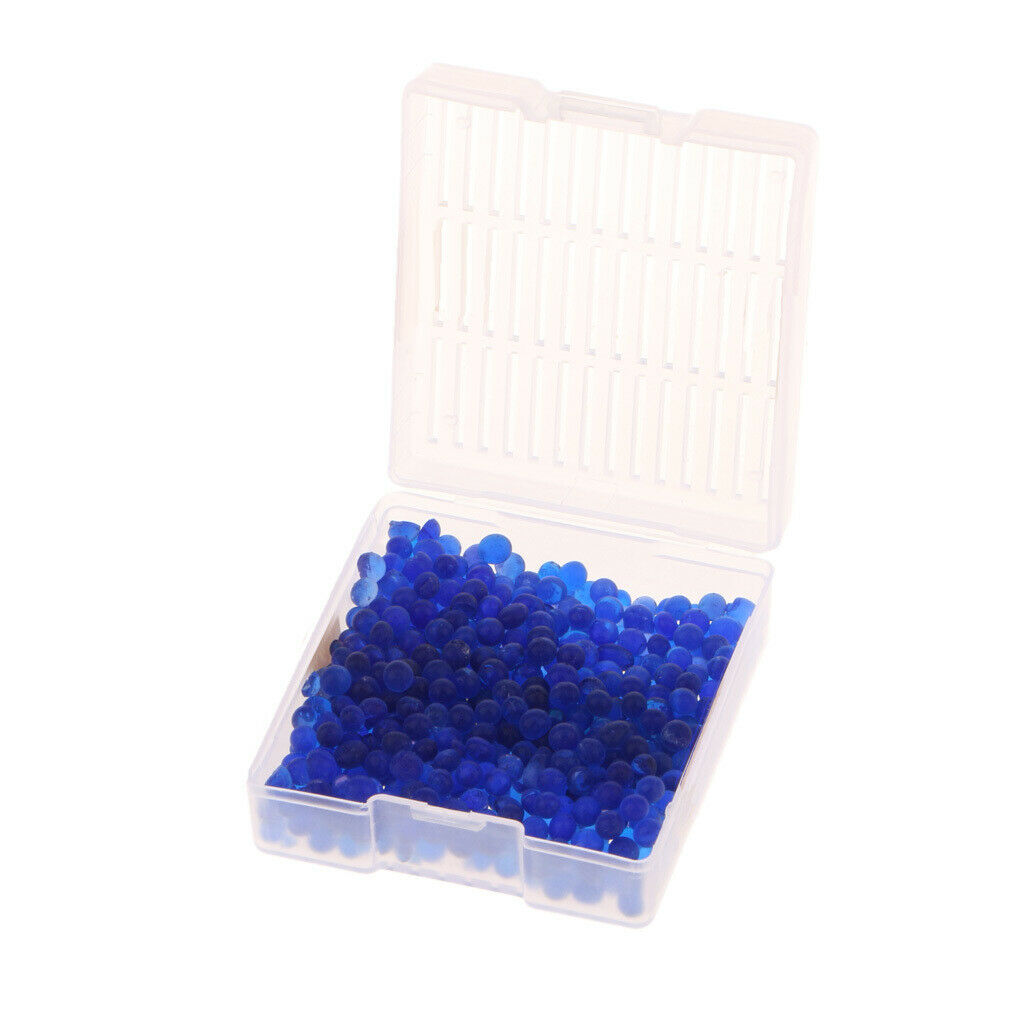Dry-Packs Indicating Silica Gel with Reusable Hard Plastic Canister - Blue