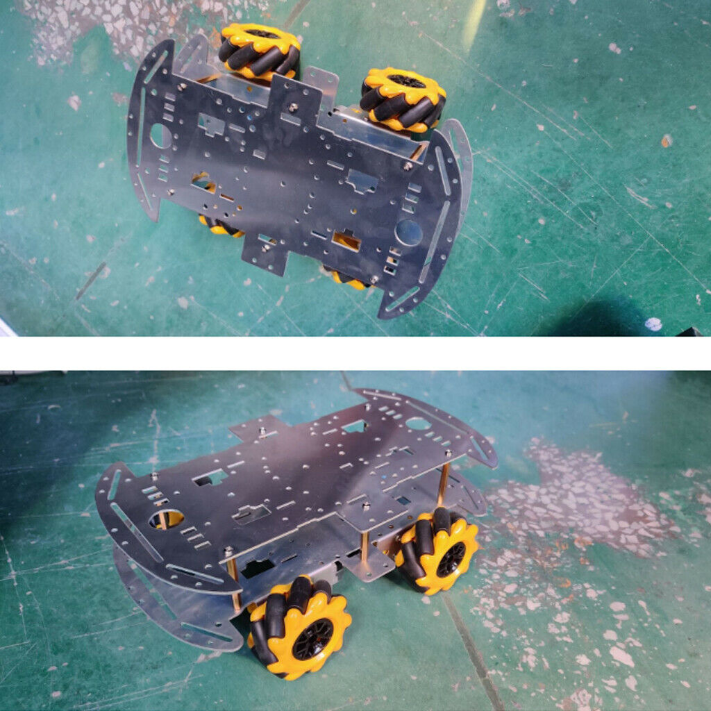 Smart   Car   Robot   Chassis   DIY   Kit  (  TT   Motor ,  Coupling ,  Mecanum